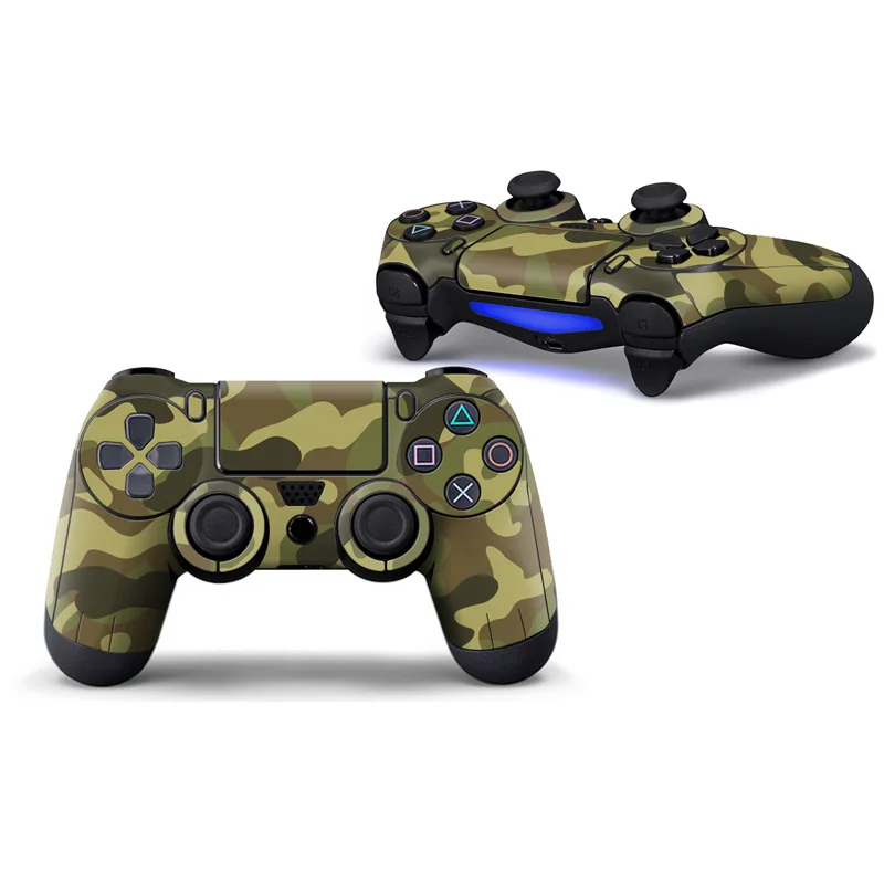 

Skin PVC Sticker Full Cover For PS4 Controller Wireless Camo Designs