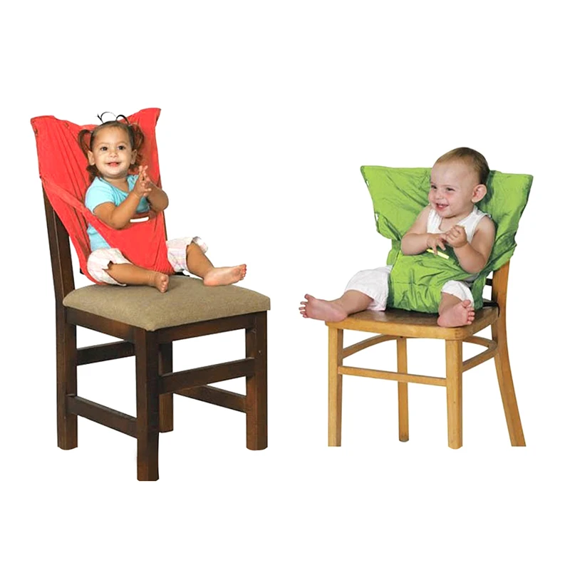 

Travel Foldable Baby Dining Lunch Chair Highchair Portable Infant Feeding Seat Safety Belt Washable Baby Seats Harness 7 Colors