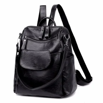 

2020 16L mochila feminina backpack Waterproof Back Pack BACK PACK custom made Women Leather Backpack School NO.2