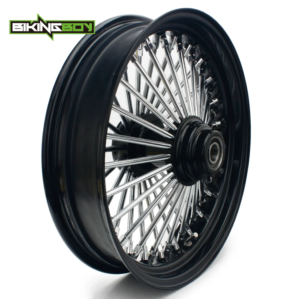 BIKINGBOY 1" x 3,5" 48 жир спиц переднего колеса обод концентратор для Harley Softail FXST FLST FLSTC FXSTB Sportster XL 883 1200 2000-2007