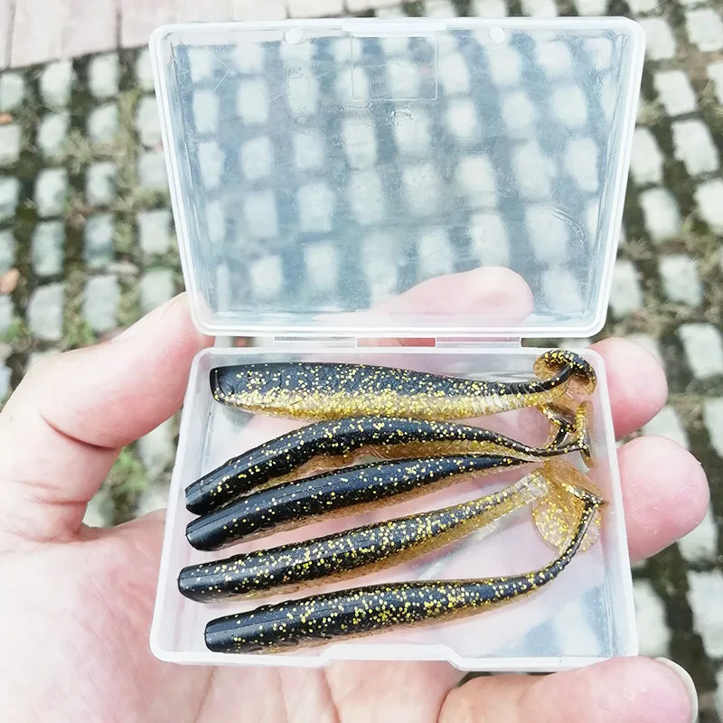 

SEALURER Rubber Soft Lures 7cm 2.5g Fishing Shad Worm Baits Soft Pesca Crankbaits Fly Fishing Bait Fishing Lures 5pcs/lot