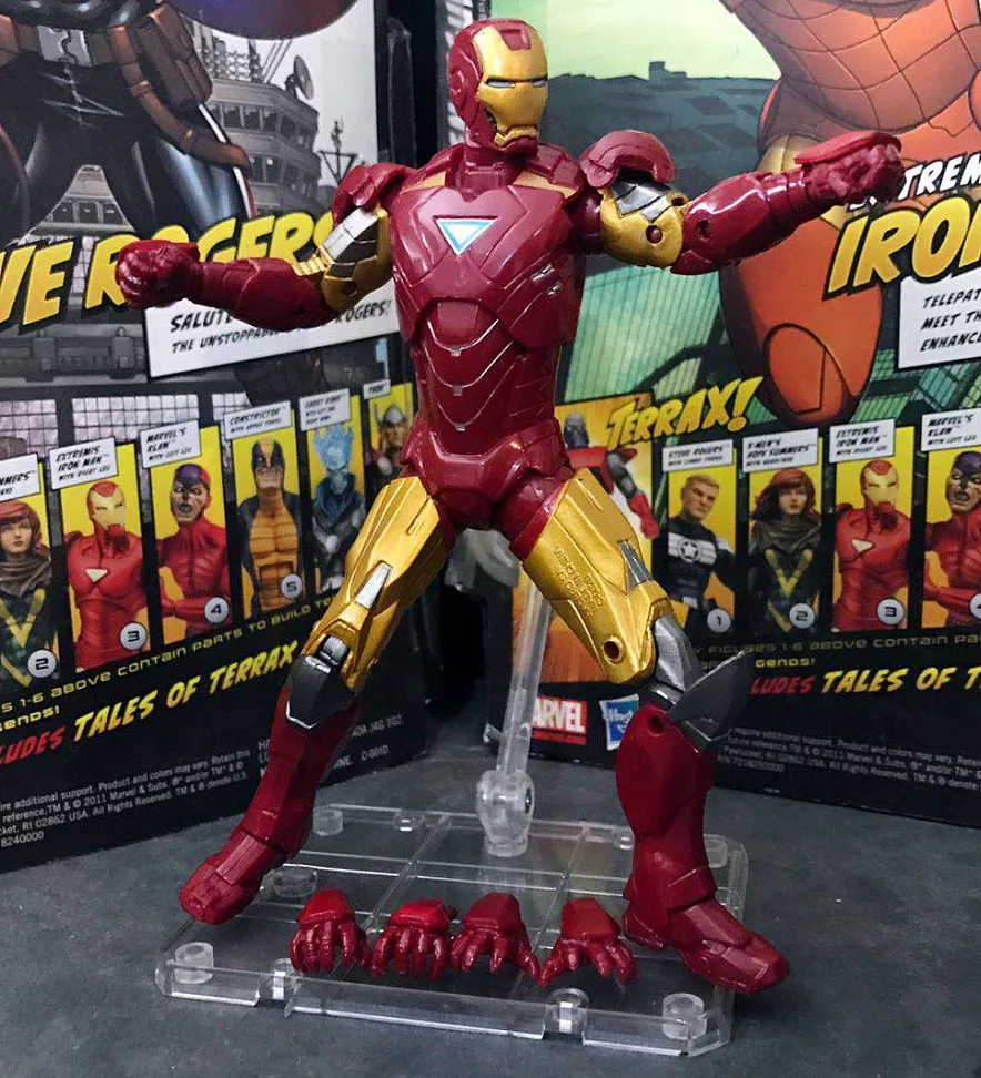 Экшн фигурка ML Legends Iron Man Mark MK 43 42 4 Mk 6 золотисто черная Броня дюймов|Игровые
