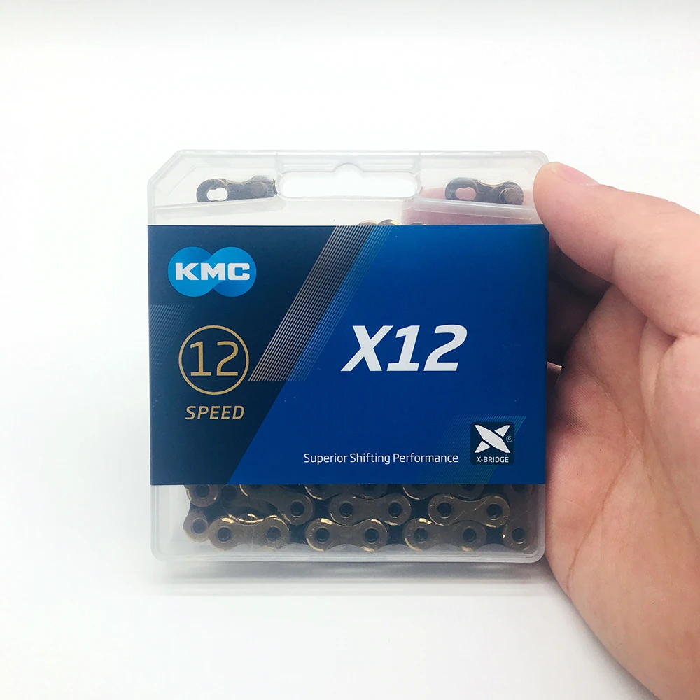 Clearance KMC X12 Bicycle Chain 126L Gold Silver 12 Speed MTB Bicycle Chain With Original Box and Magic Button for MTB Road Bike Parts 2