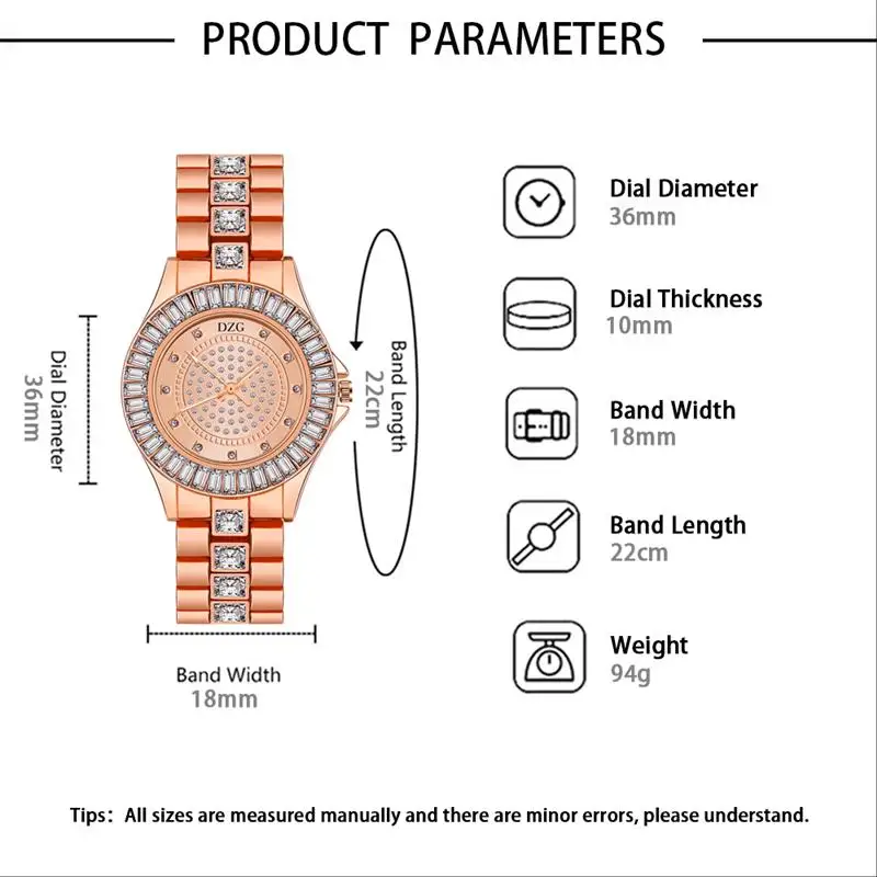 Модные Розовые золотые часы с бриллиантами Женские кварцевые наручные часы из нержавеющей стали со стразами роскошные элегантные женские наручные часы