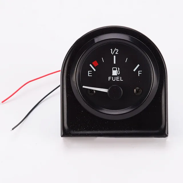 Universal 12V Car Fuel Gauge 52MM Racing Fuel Gauge Gasoline Meter With