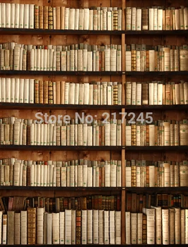 

Art Fabric Photography Backdrop antique books Custom Photo Prop backgrounds 5ftX7ft D-1487