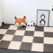 Детский игровой коврик, детские ковры для ползания, игровой коврик для детей, EVA пена, игровой коврик-пазл с границами, 9 шт. в партии, каждый 30 см X 30 см