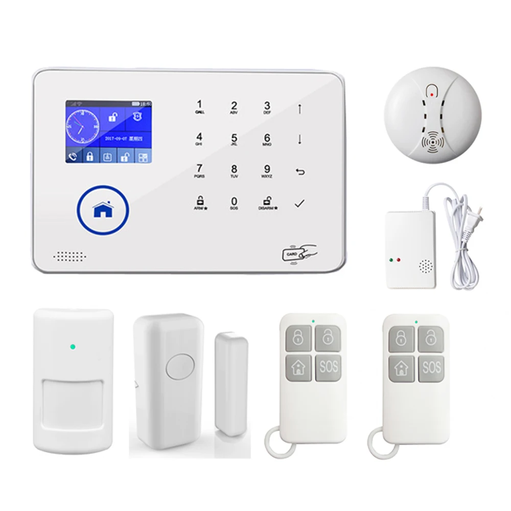 Smart Home Wireless Mobile Phone Control WiFi GSM 3G Security Burglar Alarm Systems PIR Motion Detector Sensor Supported Smart Home Wireless Mobile Phone Control WiFi GSM 3G Security Burglar Alarm Systems PIR Motion Detector Sensor Supported