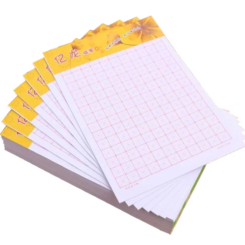 new-chinese-character-exercise-book-grid-practice-blank-square-paper-chinese-exercise-workbook-size-69-9-inch-20-books-set