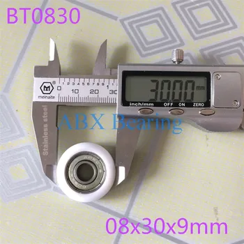 

BT0830 608ZZ 608Z 608 Nylon wheel hanging / ball bearing with pulley wheel for doors and windows 8*30*9MM