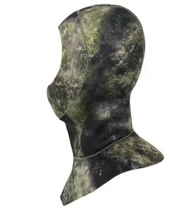 3 мм неопрен для мужчин и женщин подводное плавание согревающий капюшон шапка дайвинг подводное плавание Шея шапка Водонепроницаемая теплая Подводная охота полная маска для лица - Цвет: Коричневый