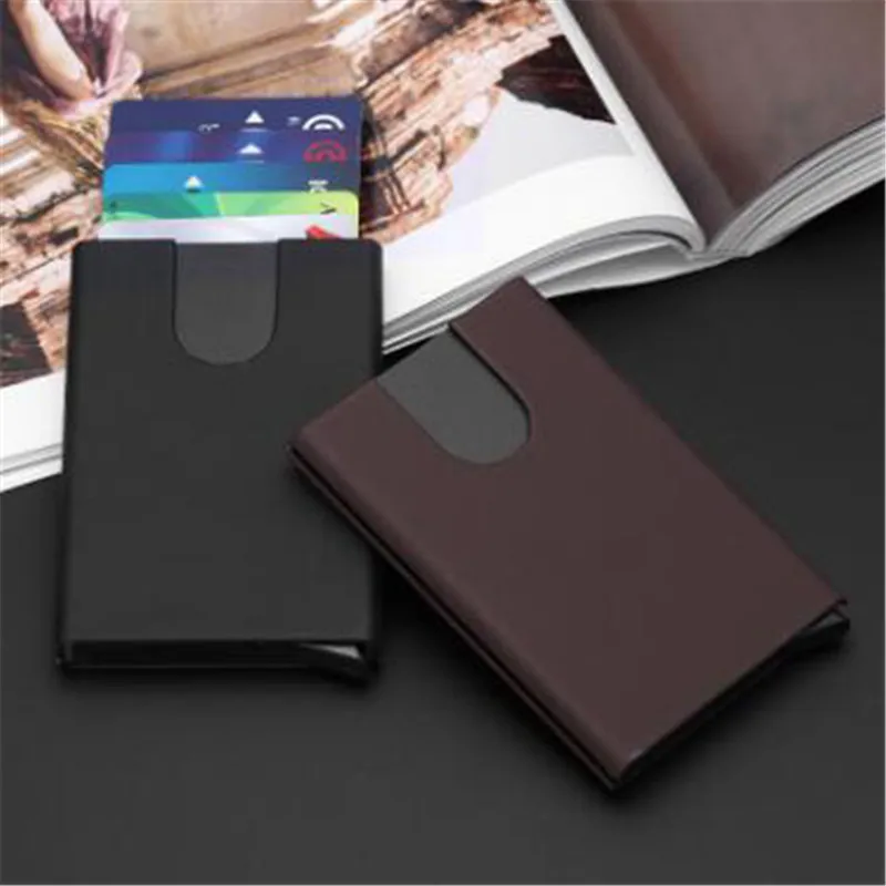 BISI GORO 2020 новый металлический rfid кошелек держатель для кредитных карт