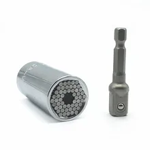 Универсальная головка гаечного ключа с крутящим моментом, набор разъемов 7-19 мм, дрель питания, храповая втулка, гаечный ключ, волшебная ручка, мультифунциональные ручные инструменты