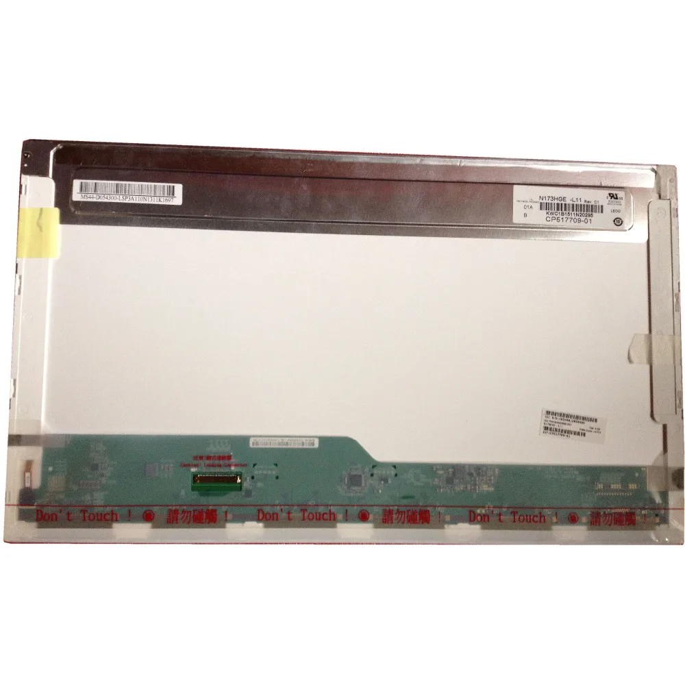 Подходящий для ноутбука B173HW01 V.0 V.2 B173WH02 N173HGE-L11 TLA2 LP173WF1-TLA1 дюймов ЖК-экран 17 3*1920 с
