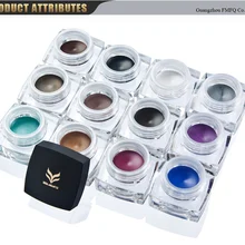 Гелевая подводка для глаз, водостойкая, долговечная, быстросохнущая, естественная, легкая в носке, подводка для глаз, цветной крем Huamianli, макияж для глаз