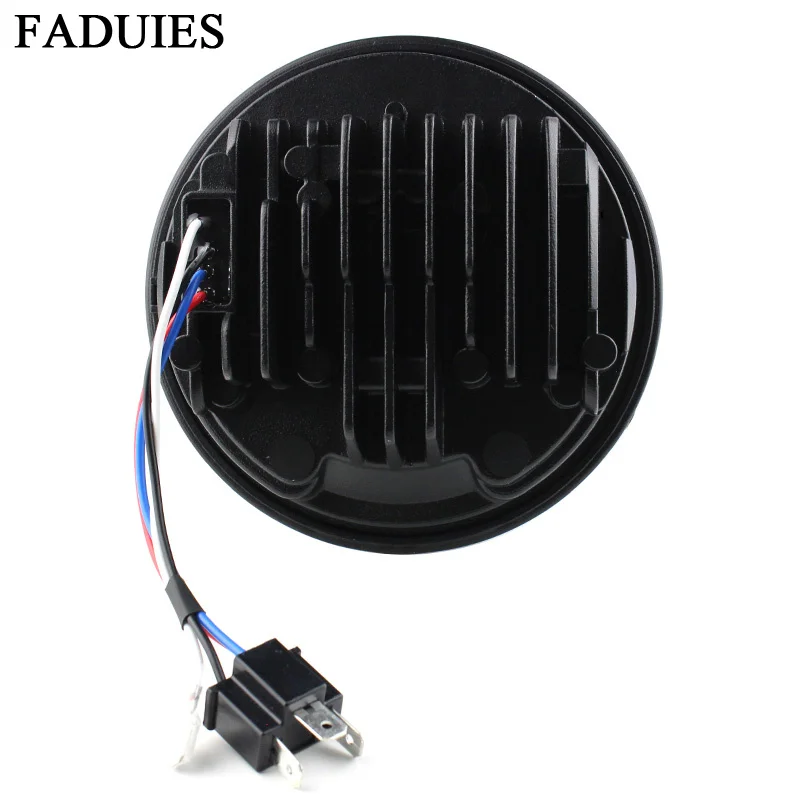 FADUIES 2018 New 5.75 inch Motorcycle Adaptive Cornering Led headlight For Harley 5-34 Motorcycle Black Projector Daymaker (6)