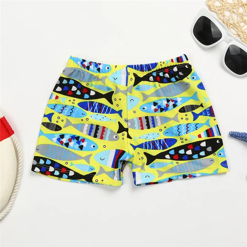 

baby boys swimming trunks 2-8Y cartoon nylon bathing suit children swim shorts kids baby toddler beach pants swimwear 40ja23