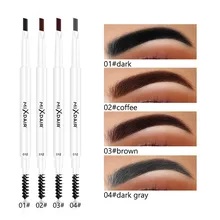 Новинка, тени для бровей, косметика, водостойкая, натуральная, стойкая краска, тату, для бровей, водостойкая, черный, коричневый, карандаш для бровей, макияж