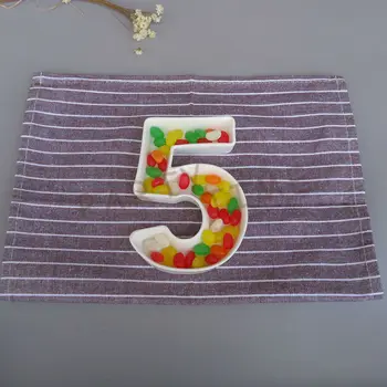 

Good Quality Ceramic Wedding Decoration Dish, 5 Shape Plate for Candy