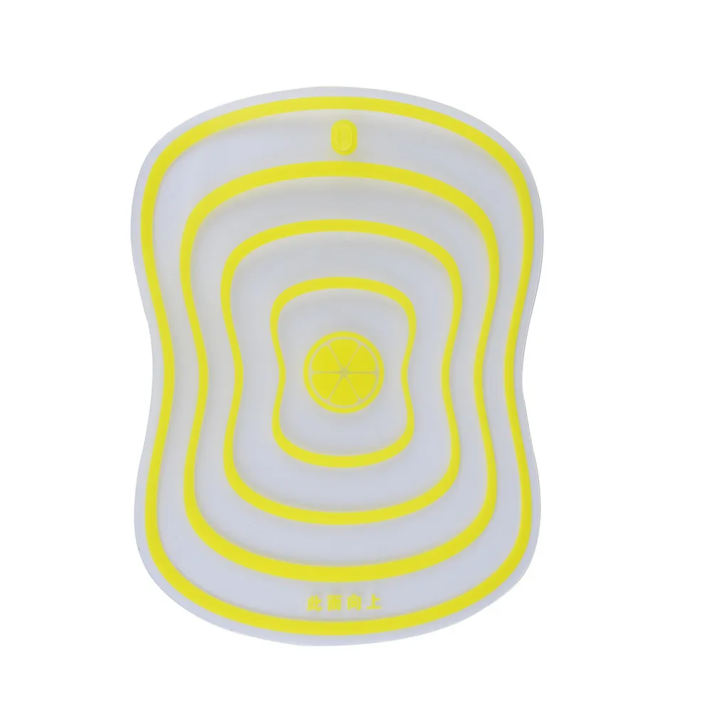 Скраб категория разделочная доска Нескользящая фруктовая фрикционная панель кухонный гаджет инструмент разделочная доска горячая домашняя мебель YF - Цвет: yellow  L