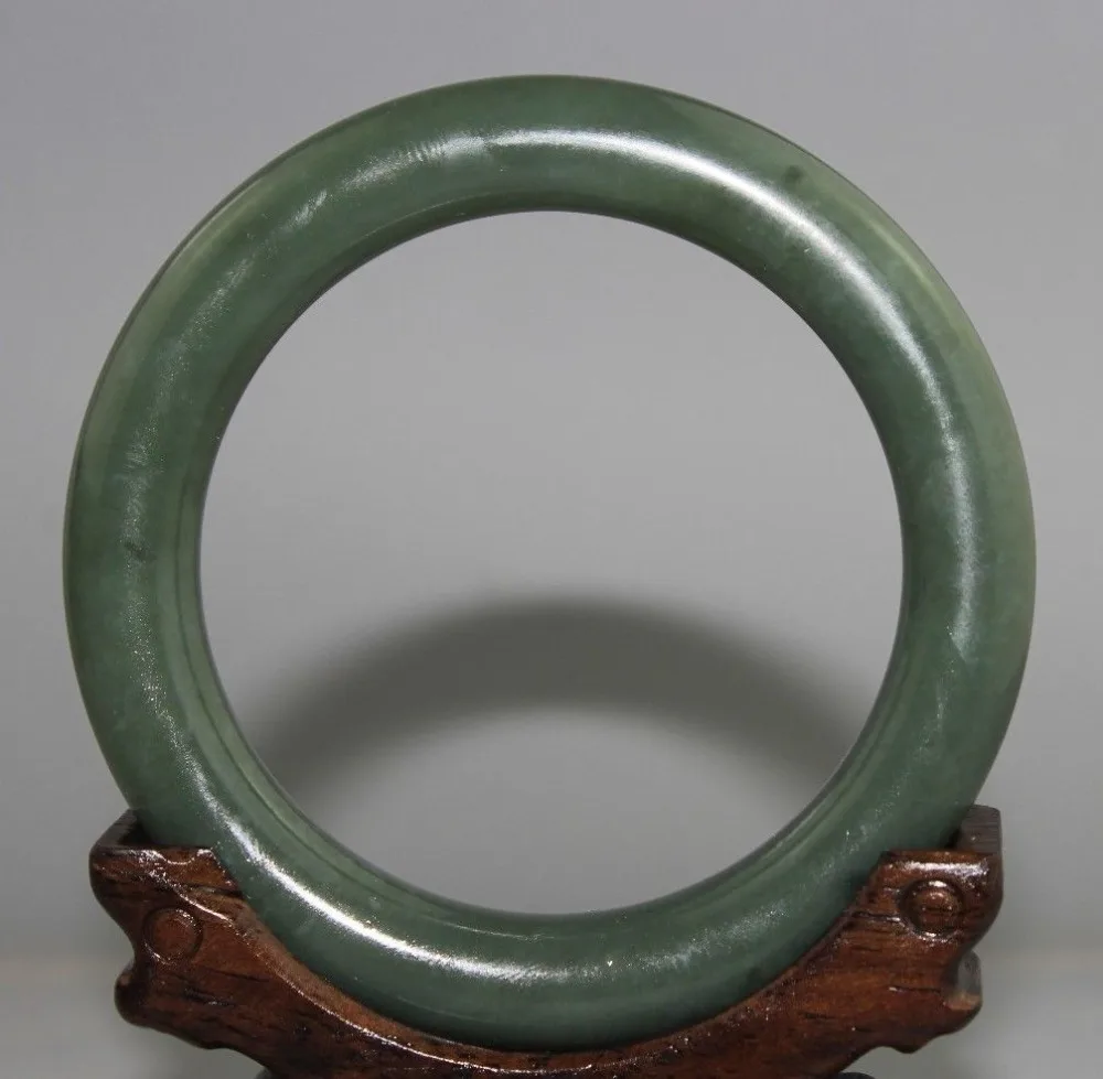 

free shipping 1162 Ancient Chinese hetian jade bangle hand-carved jade Bracelet