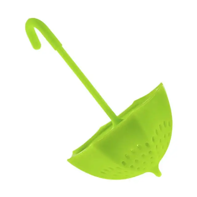 Food Grade Silicone Umbrella Tea Infuser Leaf Tea Bag Filter Strainer for Herb Punchin Tea