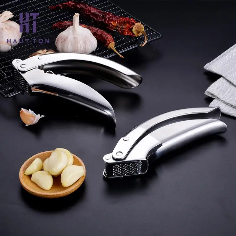 

Multifunction Kitchen Cooking Tools Stainless Steel Color Ginger Mincer and Slicer Garlic Press Gadgets