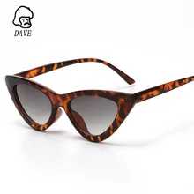 DAVE Cat Eye Sunglasses Women Cute Sexy Retro Sunglass Triangl  Hot Sale Fashion Lady Sun Glasses For Men Vintage Designer frame