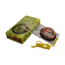 Прозрачный акриловый Пластик уличная мультифункциональная Северная стрелка шкала для черчения открытый инструмент для кемпинга с увеличительным стеклом H6