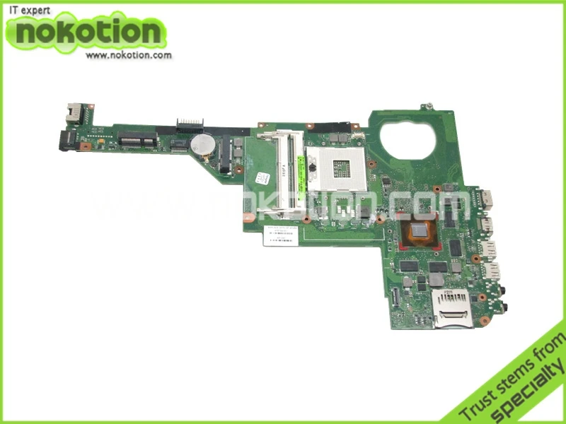 NOKOTION материнская плата для ноутбука Hp Pavilion dv4-5000 Intel HM77 DDR3 NVDIA GeForce GT630M 1 GB 676759-001 аккумулятор большой емкости