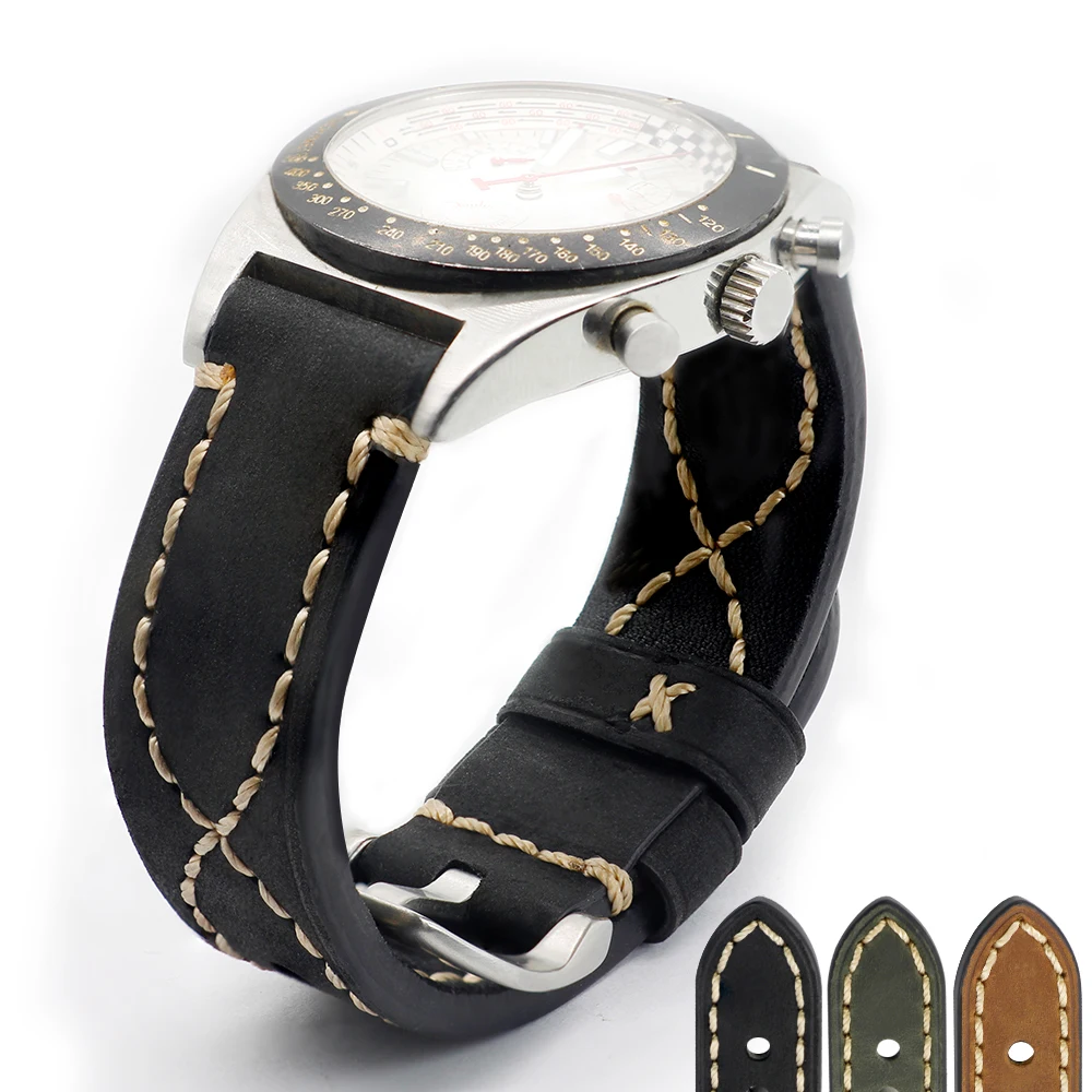 Наручные часы zlimsn аксессуары из натуральной кожи ремешок для часов Panerai наручных