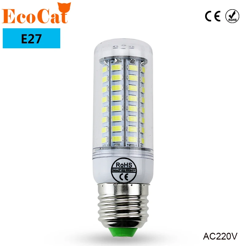 

E27 LED Lamp 220V 240V LED Light Corn Bulb SMD5730 Lamp LED Bulbs 24 36 48 56 69 72 LEDs Home Decorated Chandelier Light
