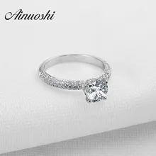 NEW Design Fashion Jewelry Luxury Women Engagement Ring 925 Sterling Silver Crown Lover Band 1 ct High Quality Women Ring