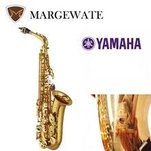 82Z Brand Alto Saxophone Eb Sax Musical Instrument Electrophoresis Gold Professional Grade Gold Lacquer Alto Sax Mouthpiece