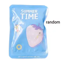 Летний дорожный портативный холодильник герои мультфильмов Печатный пакет охлаждения детей жар Мгновенный холодный компресс многоразовый случайный