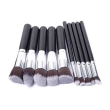10pcs Full Set Women Makeup Brush Kit Superior Professional Soft Cosmetic Brushes for Makeup-MT005