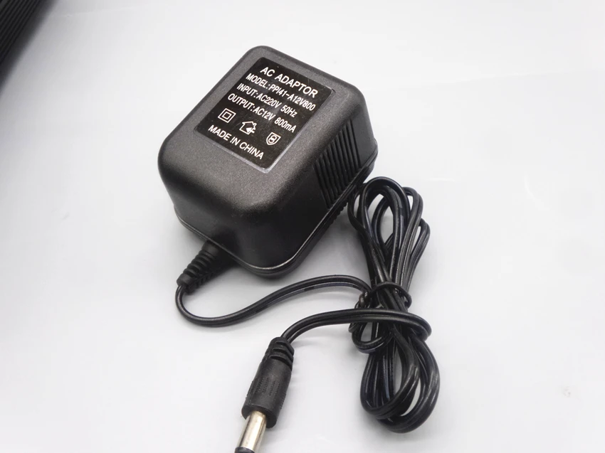 Аккумулятор AC12V зарядное устройство 6J1 ламповый Предварительный усилитель адаптер питания AC12V 800MA внешний адаптер питания вместо трансформатора