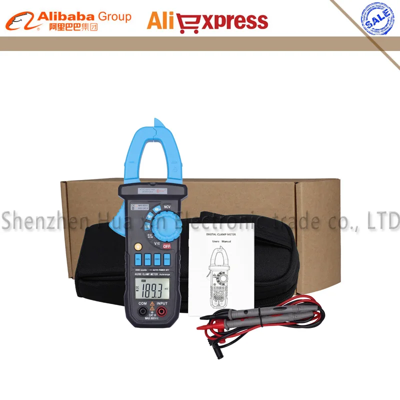 

Bside ACM03 Plus Digital Clamp Meter Multimeter AC DC Current Voltage Resistance Capacitance Hz Tester NCV Function