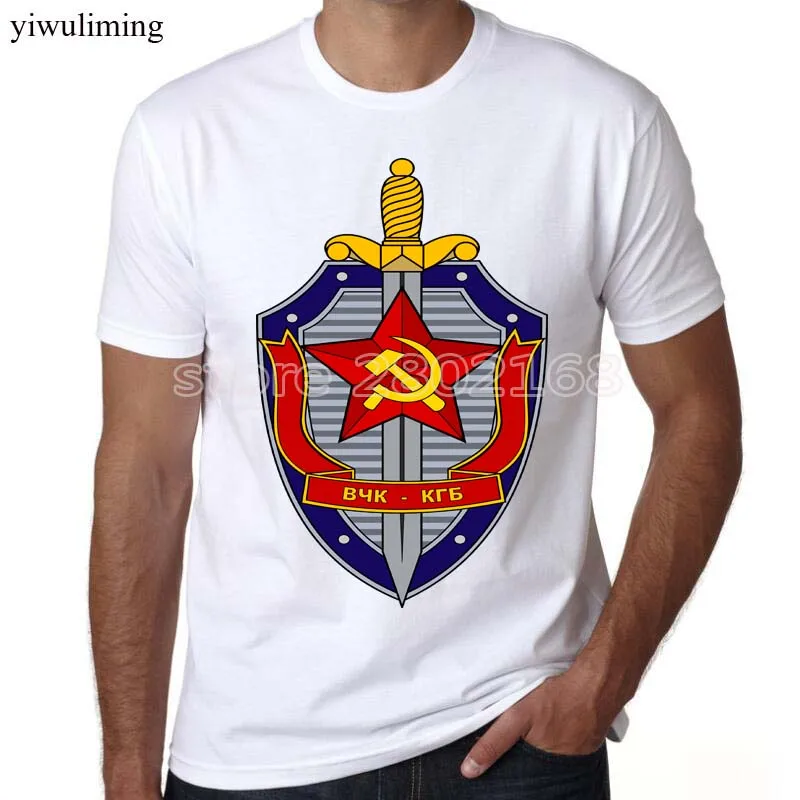 Billige 2018 neue ankunft männer frauen t shirt CCCP UDSSR Sowjetische Russische KGB ARMEE T Shirt mode design gedruckt herren t