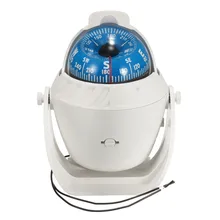 Белый ABS макромолекула пластиковый светодиодный светильник цифровой для компаса Магнитная Сфера морской военный электронный лодочный автомобиль для компаса
