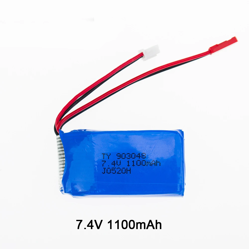 

7.4v 1100mah battery Applicable wltoys A959 A969 A979 rc helicopter drones quadcopter accessories