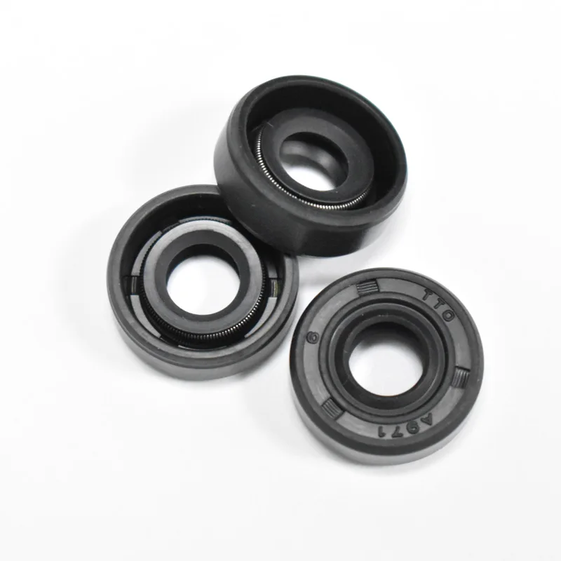 5pcs 7mm*8mm*19mm TC type Black Oil Seal Ring Replacements For LG samsung Philips blender Parts
