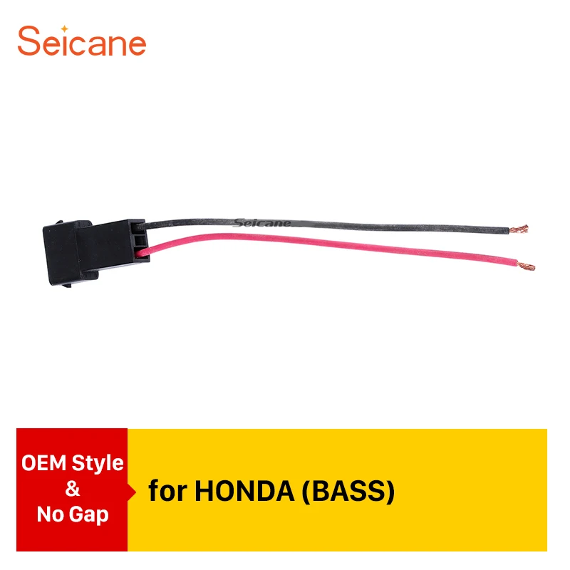 Адаптер проводов Seicane для HONDA BASS автомобильный аудио динамик|adapter for car|adapter hondaadapter