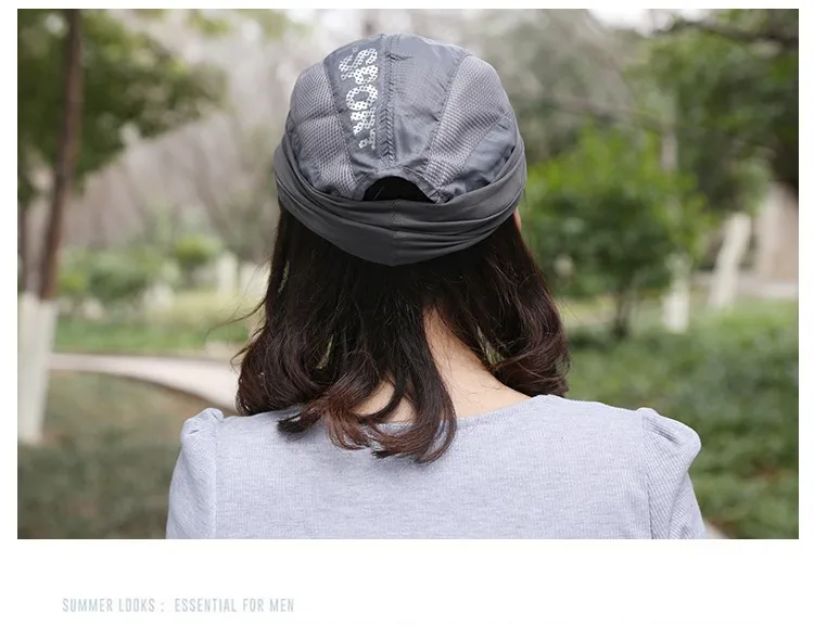 It can be folded ! ladies summer hats sun visors for women sun visor hat for men visor cap sun hat with neck protection sun visor hat for men (17)