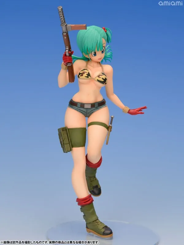 100% Оригинальные megahouse Dragon Ball Gals полную фигуру-bulma армия Ver. от "Dragon Ball"