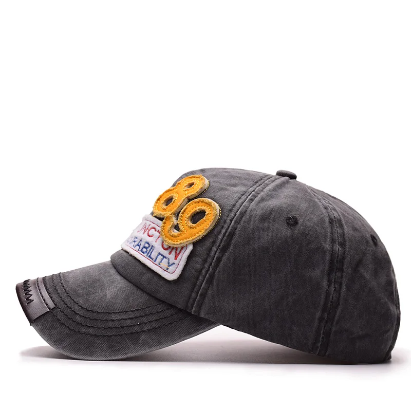 IOTTG colores mezclados lavados Denim Snapback sombreros otoño verano Unisex gorra de béisbol Golf Sunblock Beisbol Casquette Hockey gorras