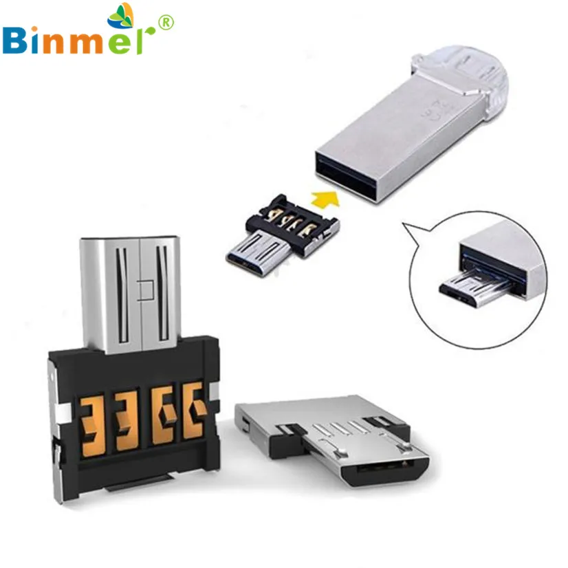 Цена по прейскуранту завода Горячая продажа 2 шт микро USB папа к Женский OTG адаптер
