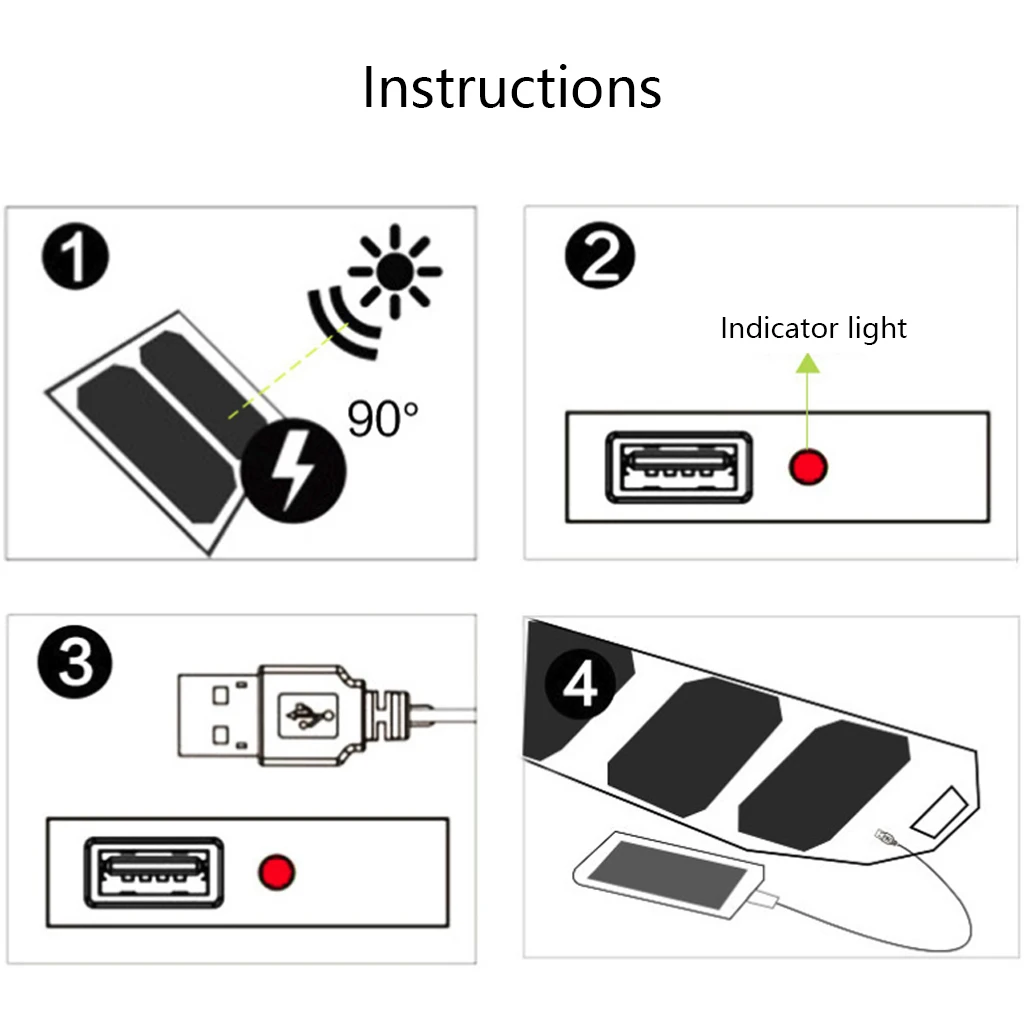 SunPower folding 10W Solar Cells Charger 5V 2.1A USB Output Devices Portable Solar Panels for Smartphones Used in outdoor