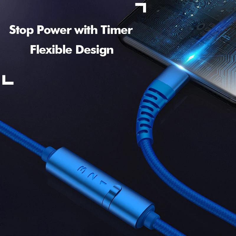 Кабель usb type C 5А для быстрой зарядки type-C к USB 3,0 кабель для мобильного телефона с таймером включения/выключения для huawei P20 Quick Charge 4,0