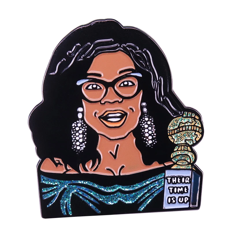 

Their time is up Oprah's inspiring Golden Globes speech Pin